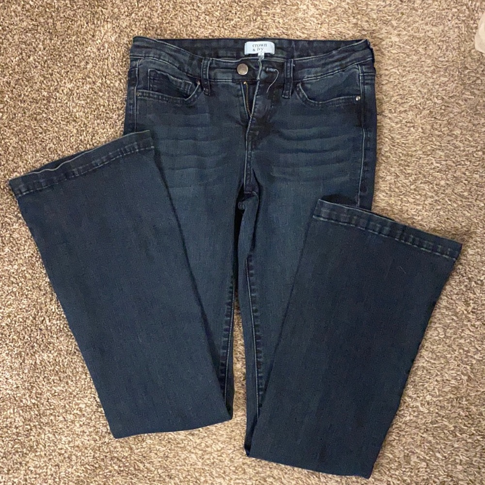 Crown and Ivy flare jeans